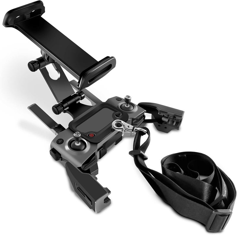 Tineer حامل أمامي موسع للتحكم عن بُعد لطائرات DJI Mavic 2 Pro/Zoom وMini وAir وSpark، يدعم 4.6-11 بوصة لحامل الهاتف/الكمبيوتر اللوحي، مشبك تركيب - Image 1